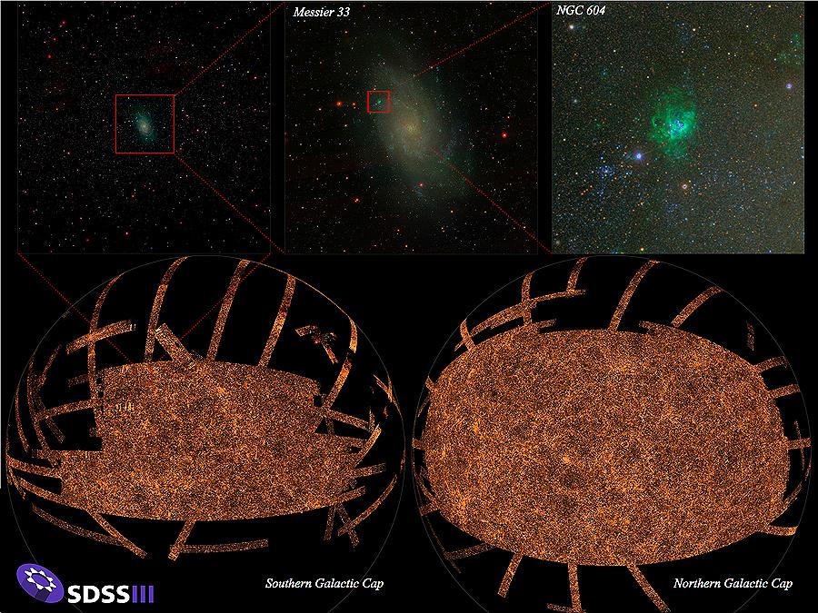 Sloan Digital Sky Survey (SDSS, Слоуновский цифровой обзор неба) — проект широкомасштабного исследования изображений и спектров звёзд и галактик, использующий 2,5-метровый широкоугольный телескоп в Обсерватория Апачи-Пойнт, Нью-Мексико.