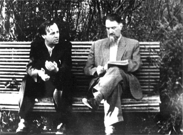 А. Д. Сахаров и И. В. Курчатов. Москва, сентябрь 1958 г. 