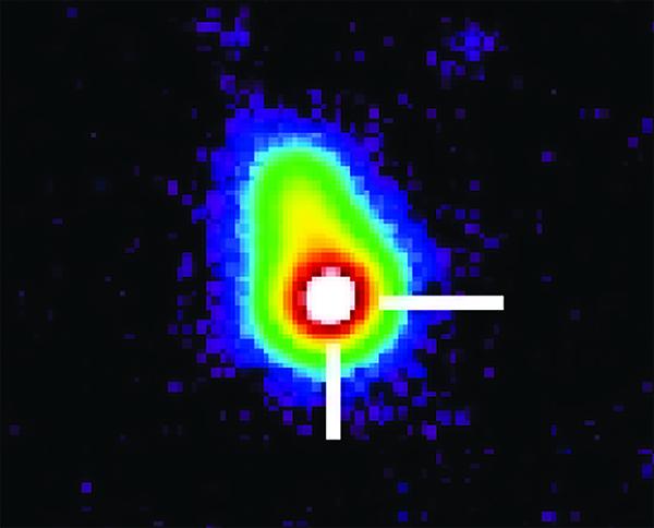 Изображение SN 2008am, переданное телескопом Кек I (иллюстрация из Astrophysical Journal).